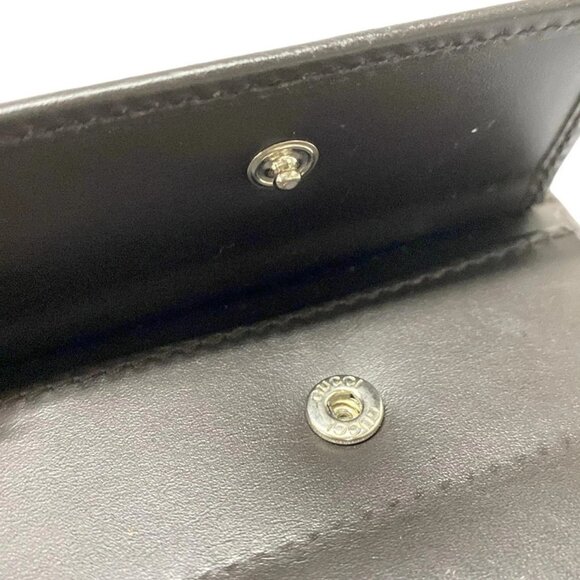 Auth GUCCI GG 408826 Beige Green Red PVC Cotton - Bifold Wallet - Picture 14 of 14